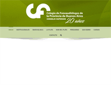 Tablet Screenshot of cfba.org.ar